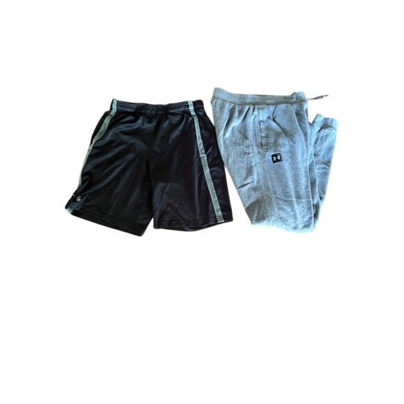 Under Armour Men’s Athletic Shorts & Joggers Bundle – Size M - Picture 1 of 8